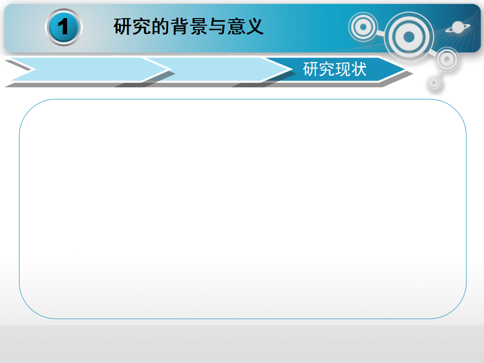 开题报告研究现状